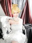 [Cosplay] 星之迟迟 吊带袜天使 潘迪礼服