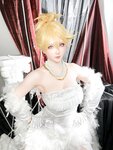 [Cosplay] 星之迟迟 吊带袜天使 潘迪礼服