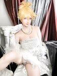 [Cosplay] 星之迟迟 吊带袜天使 潘迪礼服