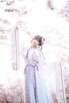 [Cosplay] Nyako 喵子- Sakura Hanfu Flower Goddess Prayer 樱花汉服 花神祈愿