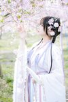 [Cosplay] Nyako 喵子- Sakura Hanfu Flower Goddess Prayer 樱花汉服 花神祈愿