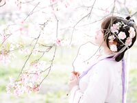 [Cosplay] Nyako 喵子- Sakura Hanfu Flower Goddess Prayer 樱花汉服 花神祈愿