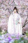 [Cosplay] Nyako 喵子- Sakura Hanfu Flower Goddess Prayer 樱花汉服 花神祈愿