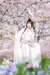[Cosplay] Nyako 喵子- Sakura Hanfu Flower Goddess Prayer 樱花汉服 花神祈愿