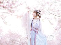 [Cosplay] Nyako 喵子- Sakura Hanfu Flower Goddess Prayer 樱花汉服 花神祈愿