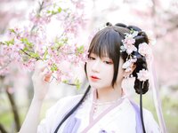 [Cosplay] Nyako 喵子- Sakura Hanfu Flower Goddess Prayer 樱花汉服 花神祈愿