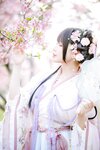 [Cosplay] Nyako 喵子- Sakura Hanfu Flower Goddess Prayer 樱花汉服 花神祈愿