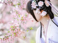 [Cosplay] Nyako 喵子- Sakura Hanfu Flower Goddess Prayer 樱花汉服 花神祈愿