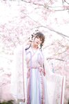 [Cosplay] Nyako 喵子- Sakura Hanfu Flower Goddess Prayer 樱花汉服 花神祈愿