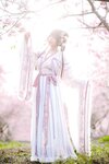 [Cosplay] Nyako 喵子- Sakura Hanfu Flower Goddess Prayer 樱花汉服 花神祈愿