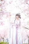 [Cosplay] Nyako 喵子- Sakura Hanfu Flower Goddess Prayer 樱花汉服 花神祈愿