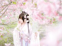 [Cosplay] Nyako 喵子- Sakura Hanfu Flower Goddess Prayer 樱花汉服 花神祈愿