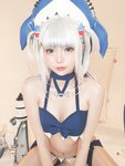 [Cosplay] ZinieQ Hololive Gawr Gura Swimsuit
