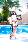 [Cosplay][KURUPIKA] Reku Momoiro 桃色れく & Sachibudou さちぶどう - The Two Dragon Witches ふたつの竜の魔女