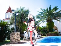 [Cosplay][KURUPIKA] Reku Momoiro 桃色れく & Sachibudou さちぶどう - The Two Dragon Witches ふたつの竜の魔女
