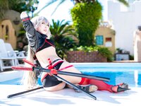 [Cosplay][KURUPIKA] Reku Momoiro 桃色れく & Sachibudou さちぶどう - The Two Dragon Witches ふたつの竜の魔女