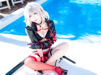 [Cosplay][KURUPIKA] Reku Momoiro 桃色れく & Sachibudou さちぶどう - The Two Dragon Witches ふたつの竜の魔女