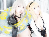 [Cosplay][KURUPIKA] Reku Momoiro 桃色れく & Sachibudou さちぶどう - The Two Dragon Witches ふたつの竜の魔女