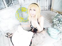 [Cosplay][KURUPIKA] Reku Momoiro 桃色れく & Sachibudou さちぶどう - The Two Dragon Witches ふたつの竜の魔女