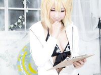 [Cosplay][KURUPIKA] Reku Momoiro 桃色れく & Sachibudou さちぶどう - The Two Dragon Witches ふたつの竜の魔女