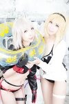 [Cosplay][KURUPIKA] Reku Momoiro 桃色れく & Sachibudou さちぶどう - The Two Dragon Witches ふたつの竜の魔女
