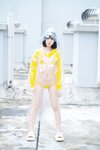 [Cosplay] 一只小栗奈 天台小雨衣