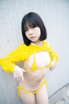 [Cosplay] 一只小栗奈 天台小雨衣