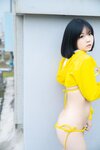 [Cosplay] 一只小栗奈 天台小雨衣