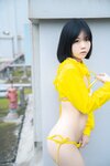 [Cosplay] 一只小栗奈 天台小雨衣