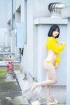 [Cosplay] 一只小栗奈 天台小雨衣