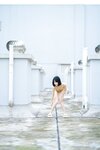 [Cosplay] 一只小栗奈 天台小雨衣