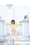 [Cosplay] 一只小栗奈 天台小雨衣
