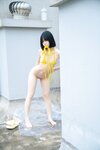 [Cosplay] 一只小栗奈 天台小雨衣