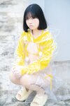 [Cosplay] 一只小栗奈 天台小雨衣