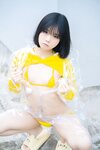 [Cosplay] 一只小栗奈 天台小雨衣