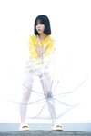 [Cosplay] 一只小栗奈 天台小雨衣