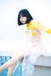 [Cosplay] 一只小栗奈 天台小雨衣