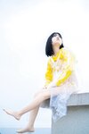 [Cosplay] 一只小栗奈 天台小雨衣