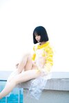[Cosplay] 一只小栗奈 天台小雨衣