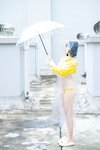 [Cosplay] 一只小栗奈 天台小雨衣