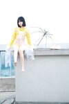 [Cosplay] 一只小栗奈 天台小雨衣
