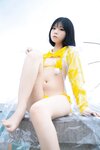 [Cosplay] 一只小栗奈 天台小雨衣