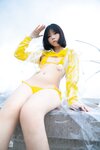 [Cosplay] 一只小栗奈 天台小雨衣