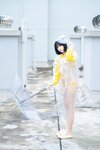 [Cosplay] 一只小栗奈 天台小雨衣