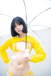 [Cosplay] 一只小栗奈 天台小雨衣