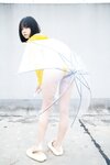 [Cosplay] 一只小栗奈 天台小雨衣