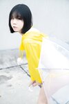[Cosplay] 一只小栗奈 天台小雨衣