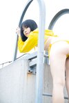 [Cosplay] 一只小栗奈 天台小雨衣