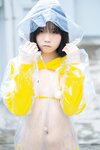 [Cosplay] 一只小栗奈 天台小雨衣