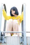 [Cosplay] 一只小栗奈 天台小雨衣
